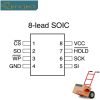 ATMEL AT25320 EEPROM SERIAL SPI 32kBit 1,8 bis 5,5V SOP8 150mil SMD-8 pin SOIC