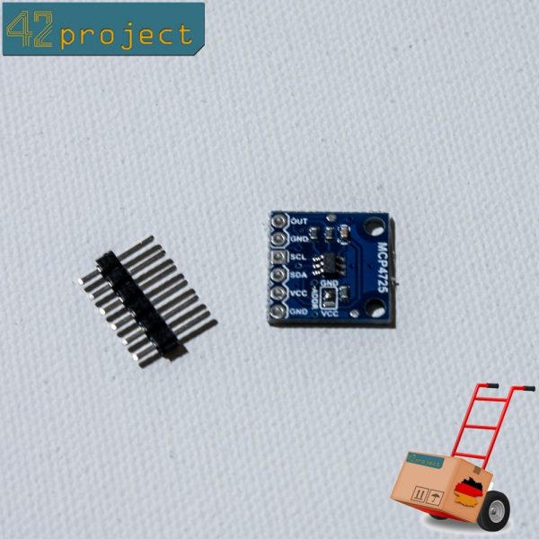 DAC I2C 12-Bit MCP4725 Digital zu Analog Wandler Breakout Board für Arduino IIC