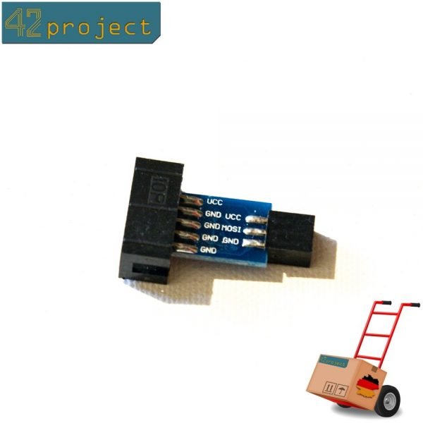 ISP Adapter Converter board 10 pin auf 6 pin für USBasp USBISP Arduino AVR