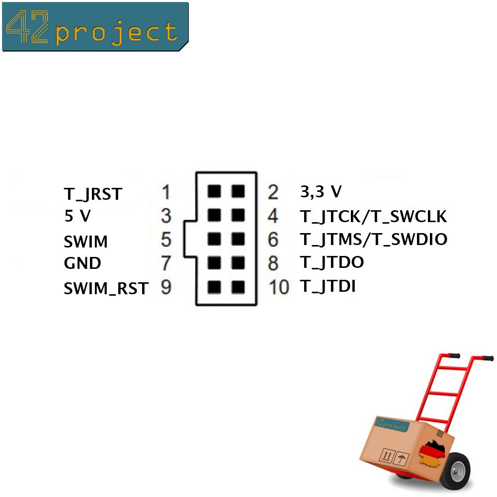 Программатор st link v2 схема