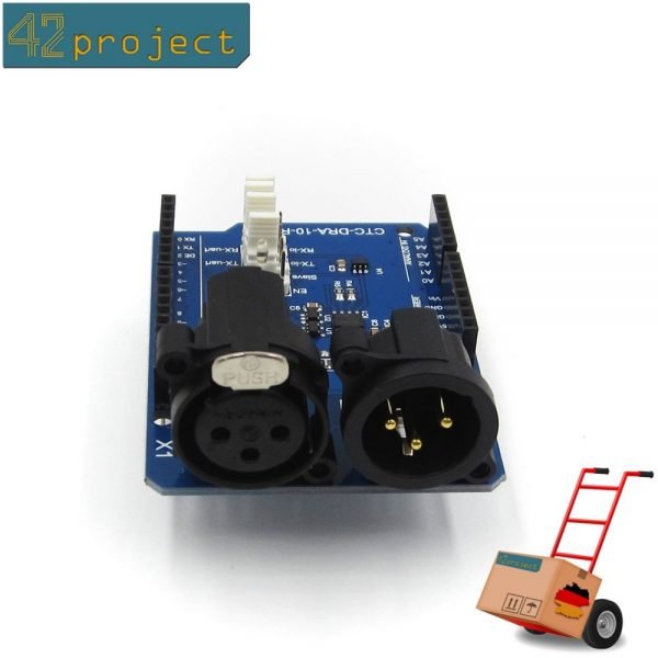 DMX Shield / Erweiterungs-Modul DMX-Master DMX512 MAX485 RDM XLR 3 für ...
