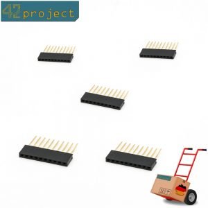 Stiftleiste 40 Pins 2,54mm  schwarz Steckerleiste Breadboard Arduino Pin Header 